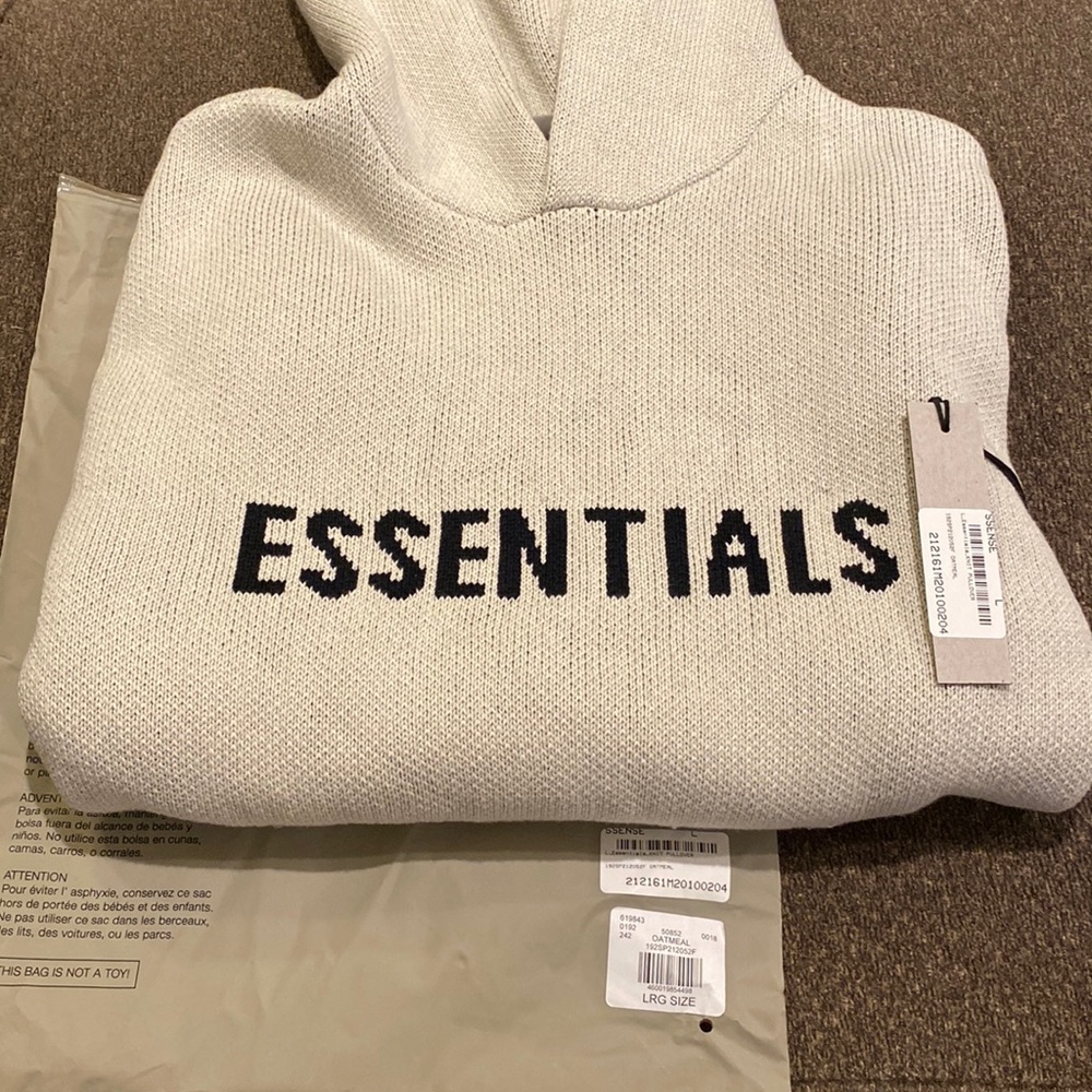 Fear of God knit hoodie